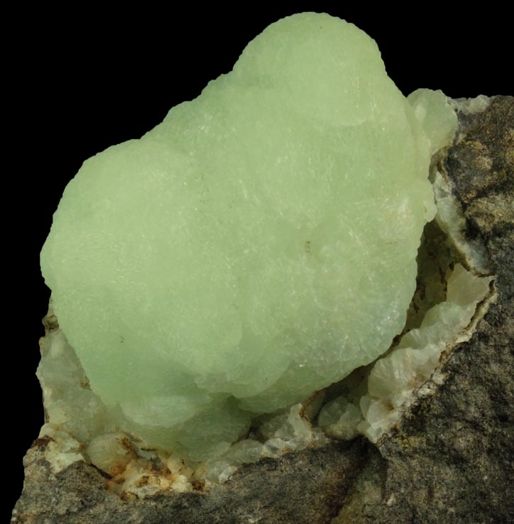 Prehnite from Millington Quarry, Bernards Township, Somerset County, New Jersey