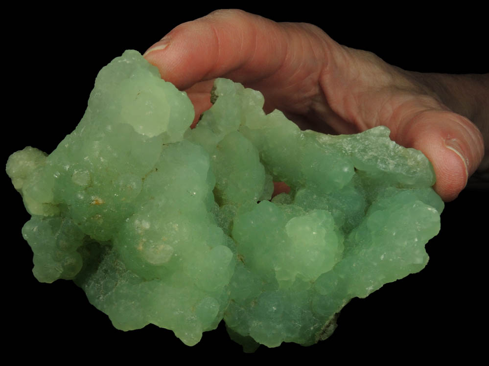 Prehnite from Upper New Street Quarry, Paterson, Passaic County, New Jersey