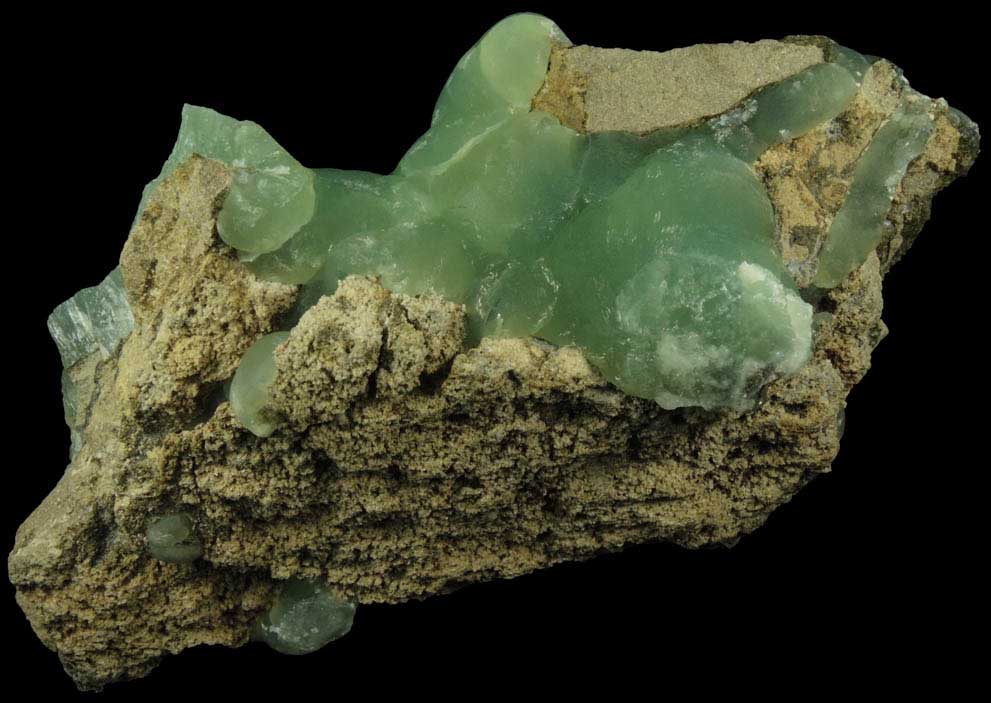 Prehnite from Upper New Street Quarry, Paterson, Passaic County, New Jersey