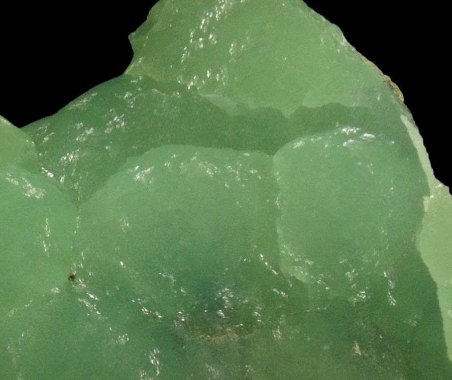 Prehnite from Upper New Street Quarry, Paterson, Passaic County, New Jersey