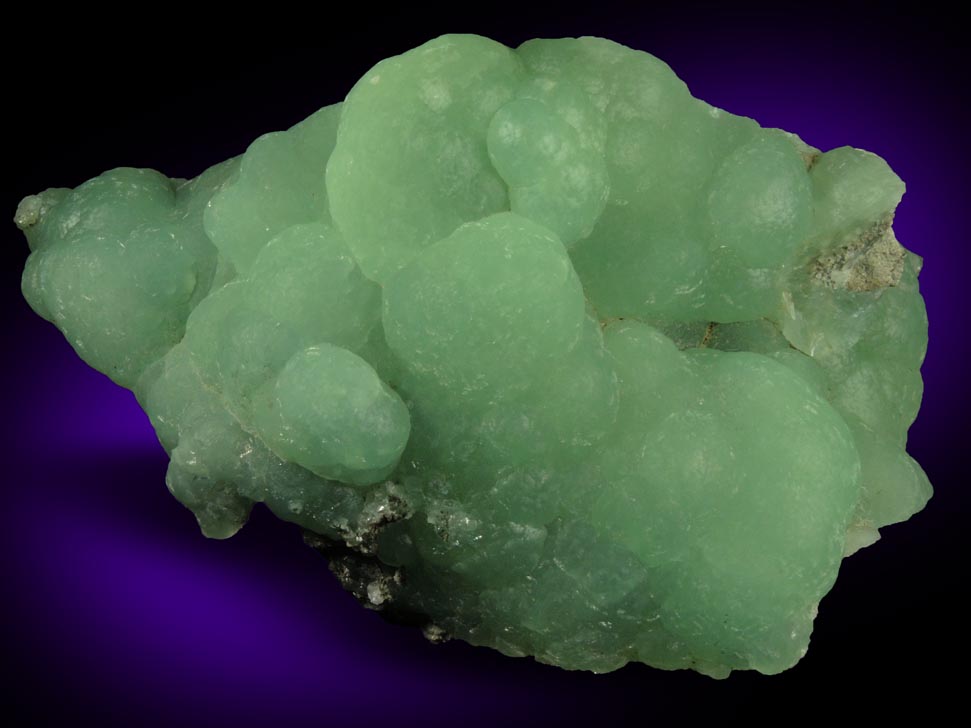 Prehnite with minor Calcite from Upper New Street Quarry, Paterson, Passaic County, New Jersey