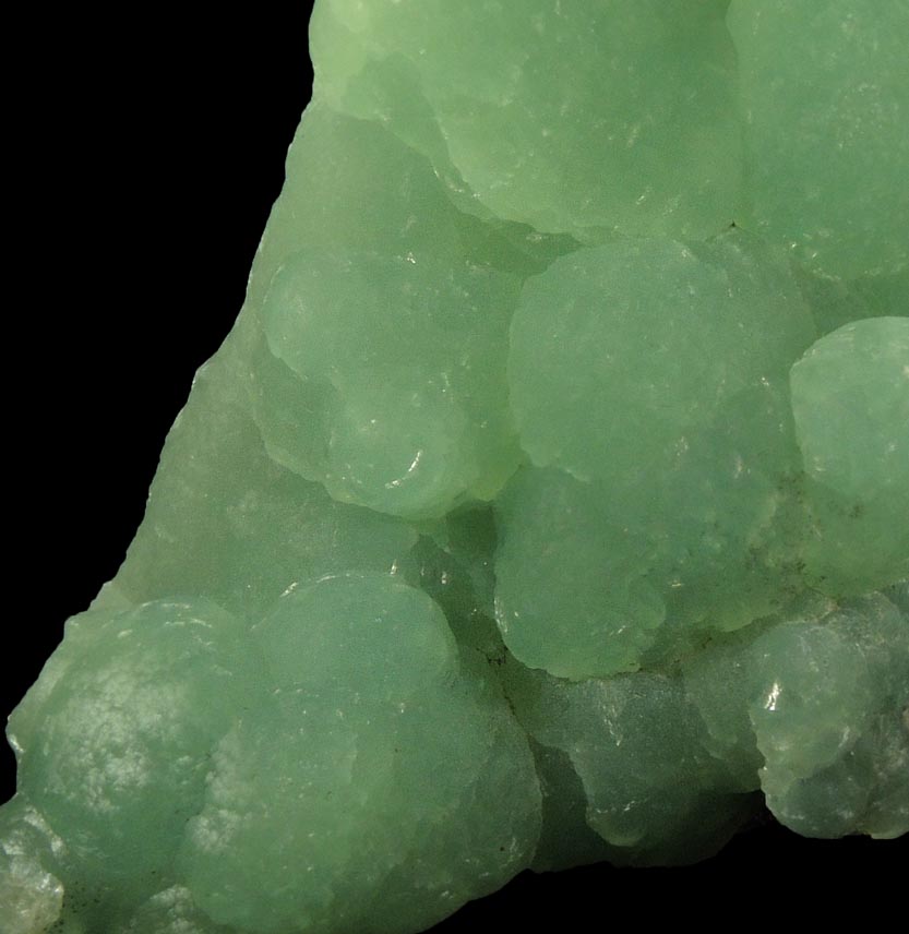 Prehnite with minor Calcite from Upper New Street Quarry, Paterson, Passaic County, New Jersey