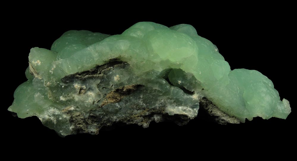 Prehnite with minor Calcite from Upper New Street Quarry, Paterson, Passaic County, New Jersey