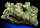 Prehnite pseudomorphs after Anhydrite with Calcite overgrowth from Upper New Street Quarry, Paterson, Passaic County, New Jersey
