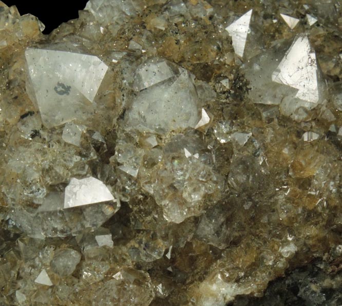 Quartz with Pyrite and Goethite from Millington Quarry, Bernards Township, Somerset County, New Jersey