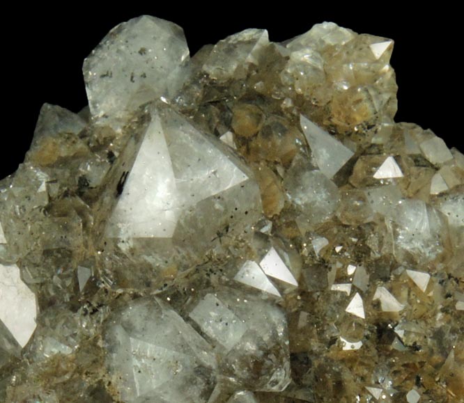 Quartz with Pyrite and Goethite from Millington Quarry, Bernards Township, Somerset County, New Jersey