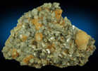 Heulandite, Stilbite, Calcite from Millington Quarry, Bernards Township, Somerset County, New Jersey