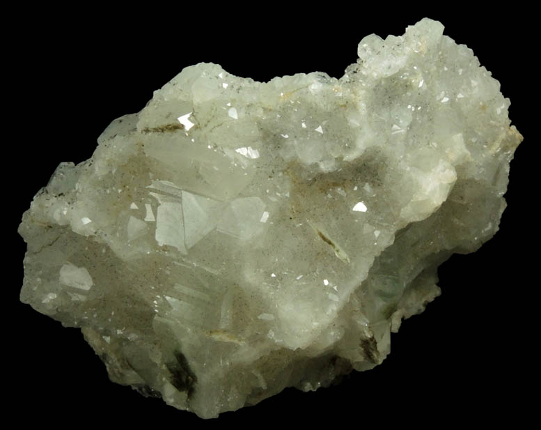 Apophyllite with Petroleum (naturally occurring Hydrocarbons) from Millington Quarry, Bernards Township, Somerset County, New Jersey