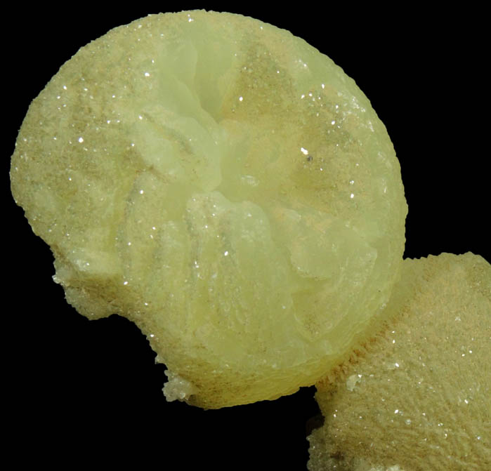 Prehnite with Apophyllite from Millington Quarry, Bernards Township, Somerset County, New Jersey