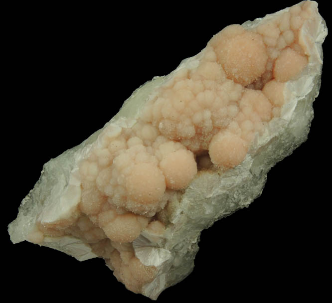 Pectolite over Datolite from Millington Quarry, Bernards Township, Somerset County, New Jersey