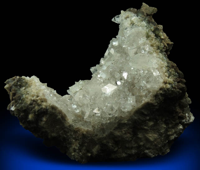 Apophyllite with Pyrite from Millington Quarry, Bernards Township, Somerset County, New Jersey