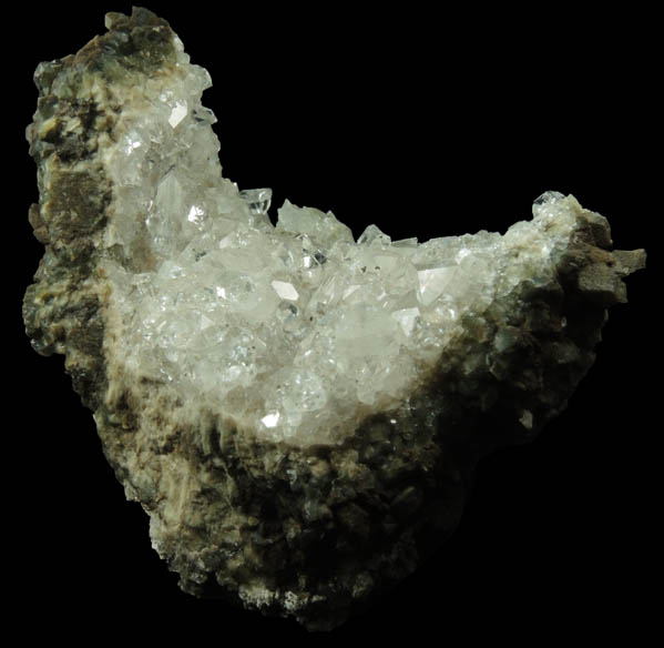 Apophyllite with Pyrite from Millington Quarry, Bernards Township, Somerset County, New Jersey