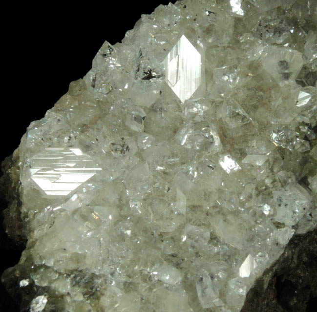 Apophyllite with Pyrite from Millington Quarry, Bernards Township, Somerset County, New Jersey