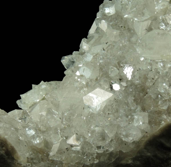 Apophyllite with Pyrite from Millington Quarry, Bernards Township, Somerset County, New Jersey