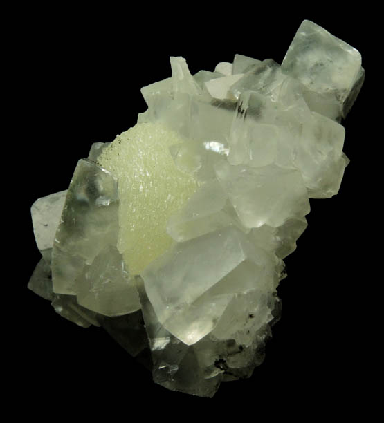 Calcite, Prehnite, Natrolite, Chlorite from Millington Quarry, Bernards Township, Somerset County, New Jersey