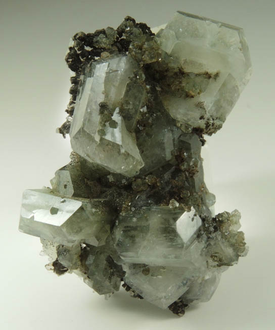 Apophyllite with Chlorite from Millington Quarry, Bernards Township, Somerset County, New Jersey