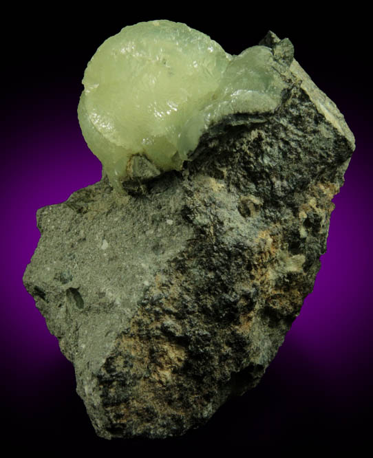 Prehnite from Millington Quarry, Bernards Township, Somerset County, New Jersey