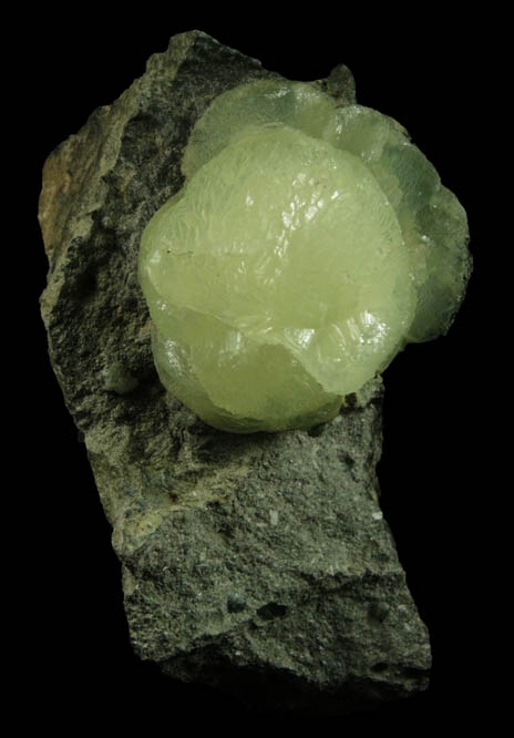 Prehnite from Millington Quarry, Bernards Township, Somerset County, New Jersey