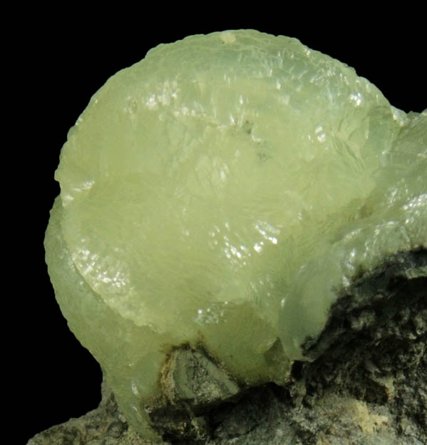 Prehnite from Millington Quarry, Bernards Township, Somerset County, New Jersey