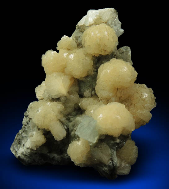 Stilbite and Calcite from Millington Quarry, Bernards Township, Somerset County, New Jersey