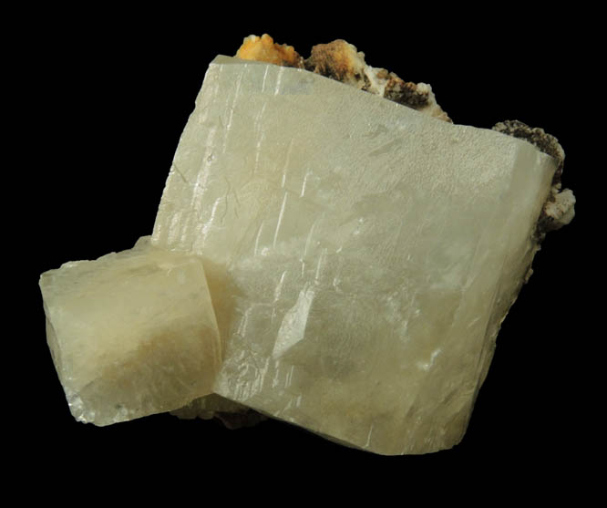 Calcite (pseudocubic habit) from Millington Quarry, Bernards Township, Somerset County, New Jersey