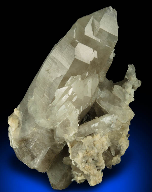 Quartz var. Smoky Quartz from North Moat Mountain, Bartlett, Carroll County, New Hampshire