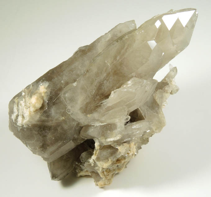 Quartz var. Smoky Quartz from North Moat Mountain, Bartlett, Carroll County, New Hampshire