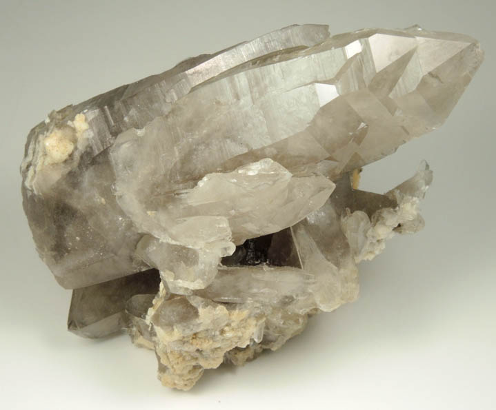 Quartz var. Smoky Quartz from North Moat Mountain, Bartlett, Carroll County, New Hampshire