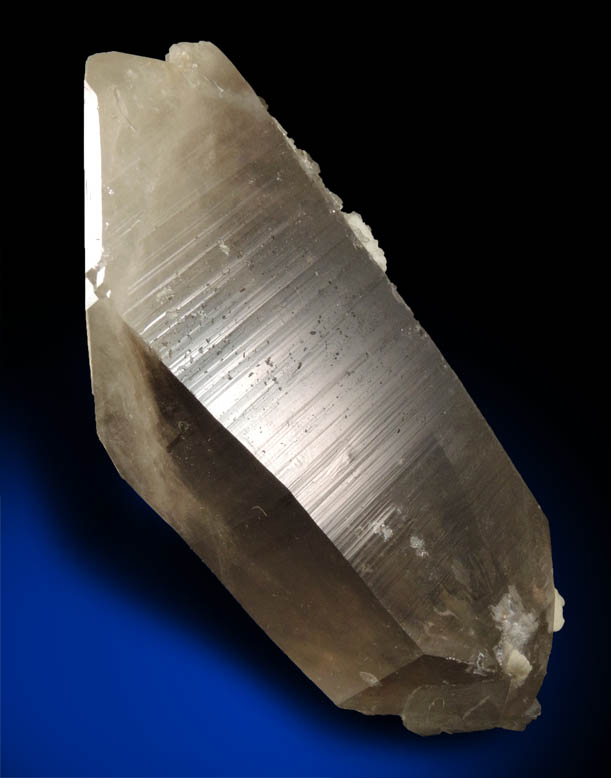 Quartz var. Smoky Quartz (doubly terminated crystal) from North Moat Mountain, Bartlett, Carroll County, New Hampshire