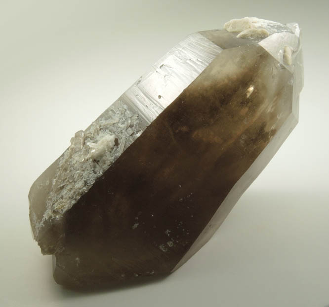 Quartz var. Smoky Quartz (doubly terminated crystal) from North Moat Mountain, Bartlett, Carroll County, New Hampshire