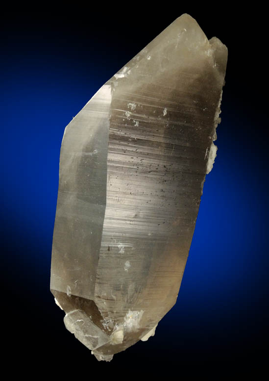 Quartz var. Smoky Quartz (doubly terminated crystal) from North Moat Mountain, Bartlett, Carroll County, New Hampshire