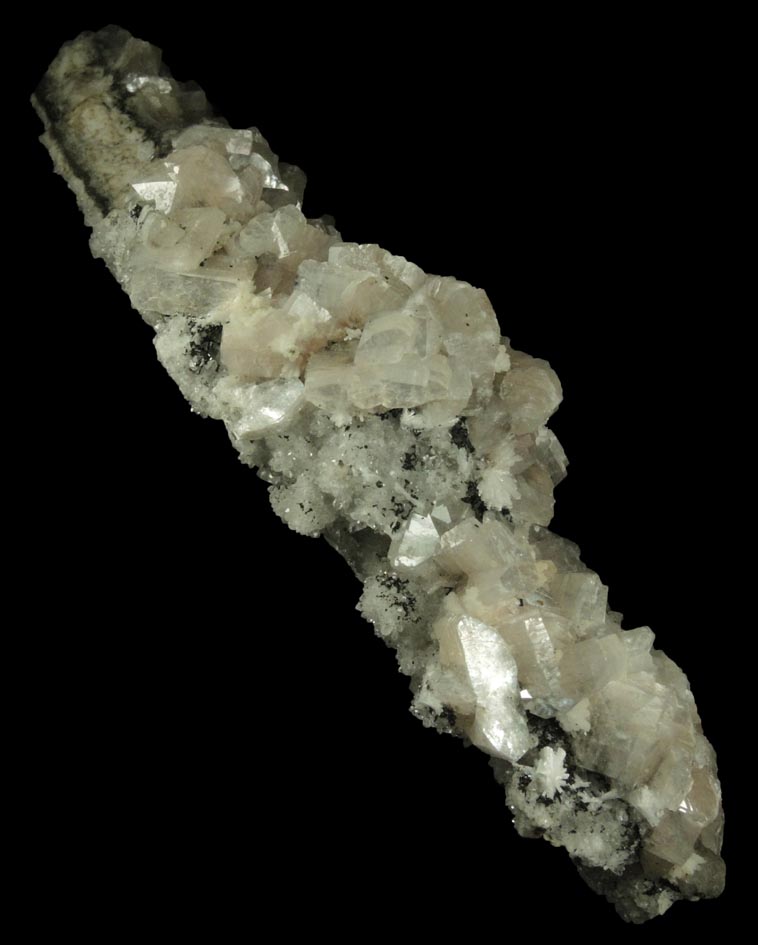 Heulandite with Laumontite from Upper New Street Quarry, Paterson, Passaic County, New Jersey