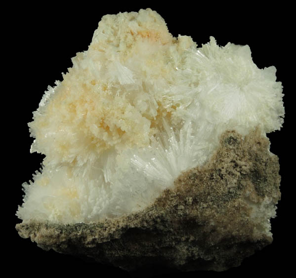Natrolite with Apophyllite, Calcite, Babingtonite from Upper New Street Quarry, Paterson, Passaic County, New Jersey
