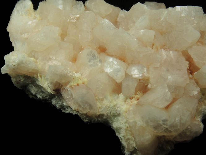 Heulandite over Laumontite from Upper New Street Quarry, Paterson, Passaic County, New Jersey