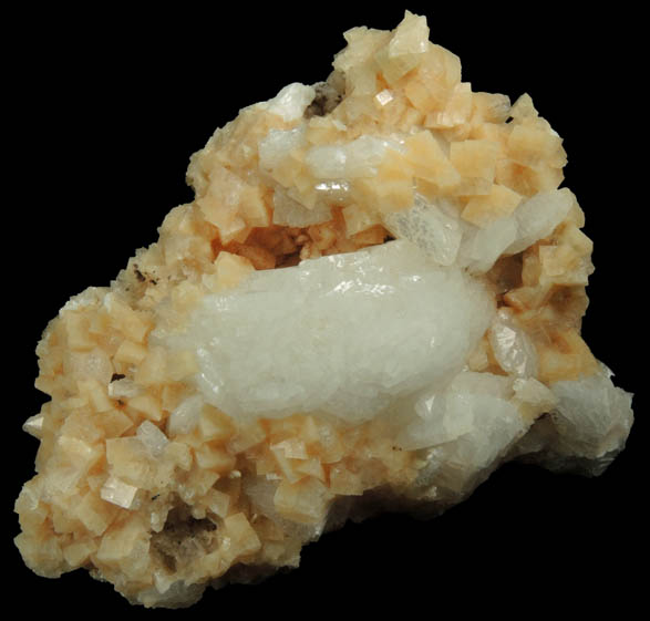 Heulandite over Chabazite from Upper New Street Quarry, Paterson, Passaic County, New Jersey