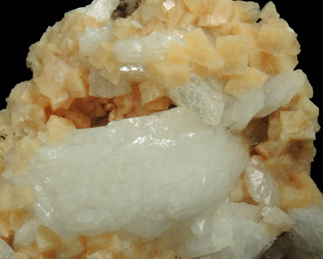 Heulandite over Chabazite from Upper New Street Quarry, Paterson, Passaic County, New Jersey
