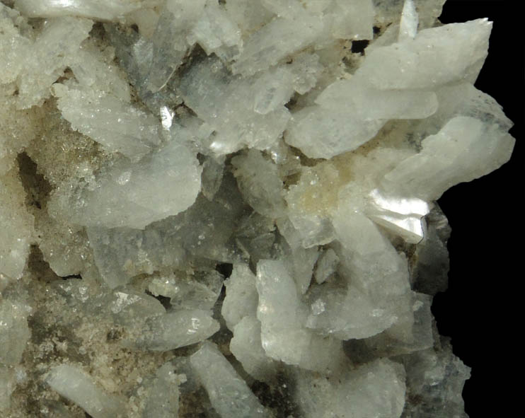 Heulandite with Calcite overgrowth from Upper New Street Quarry, Paterson, Passaic County, New Jersey