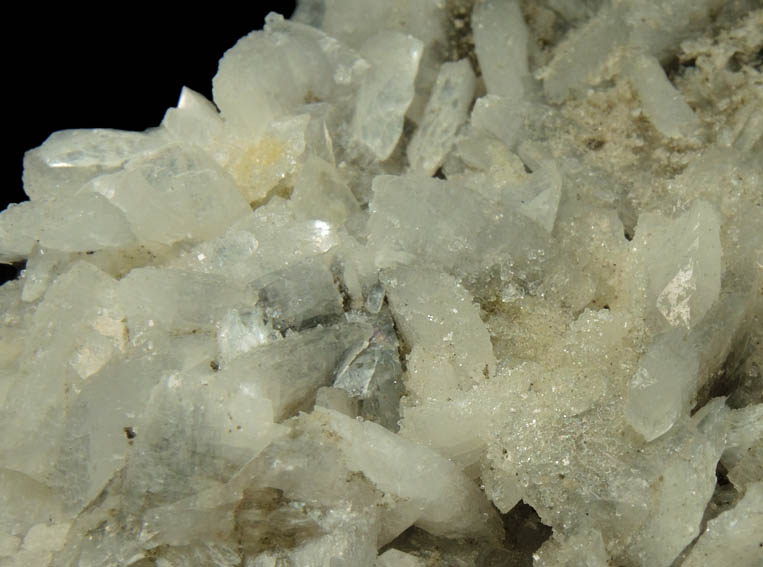 Heulandite with Calcite overgrowth from Upper New Street Quarry, Paterson, Passaic County, New Jersey