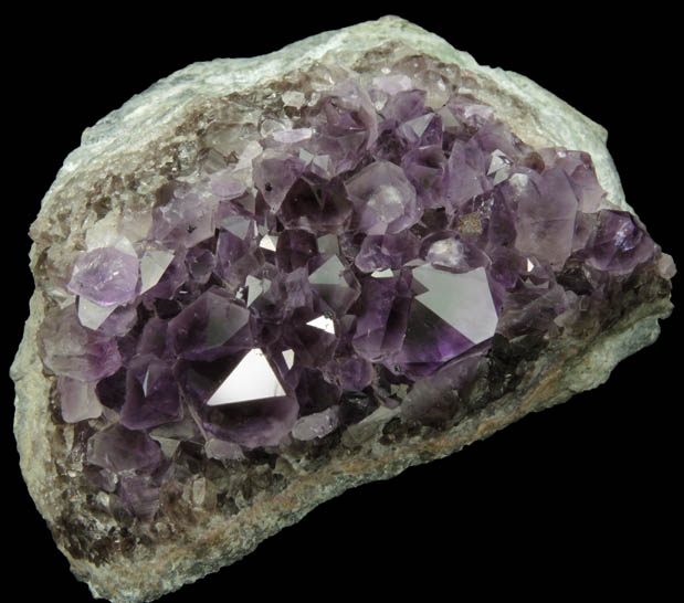 Quartz var. Amethyst from Upper New Street Quarry, Paterson, Passaic County, New Jersey