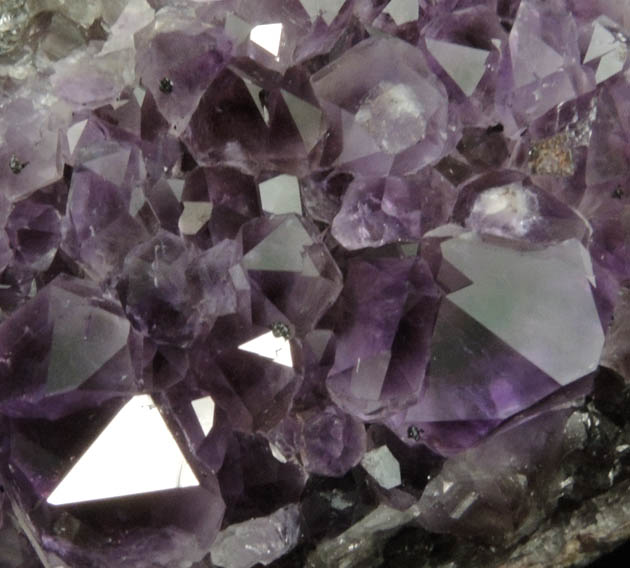 Quartz var. Amethyst from Upper New Street Quarry, Paterson, Passaic County, New Jersey