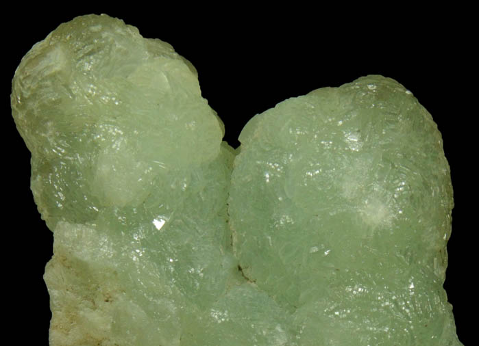 Prehnite pseudomorphs after Anhydrite from Upper New Street Quarry, Paterson, Passaic County, New Jersey