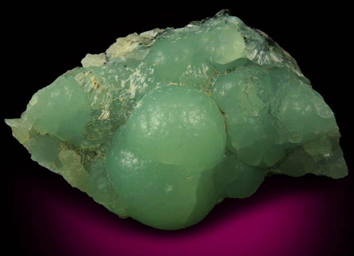 Prehnite from Upper New Street Quarry, Paterson, Passaic County, New Jersey