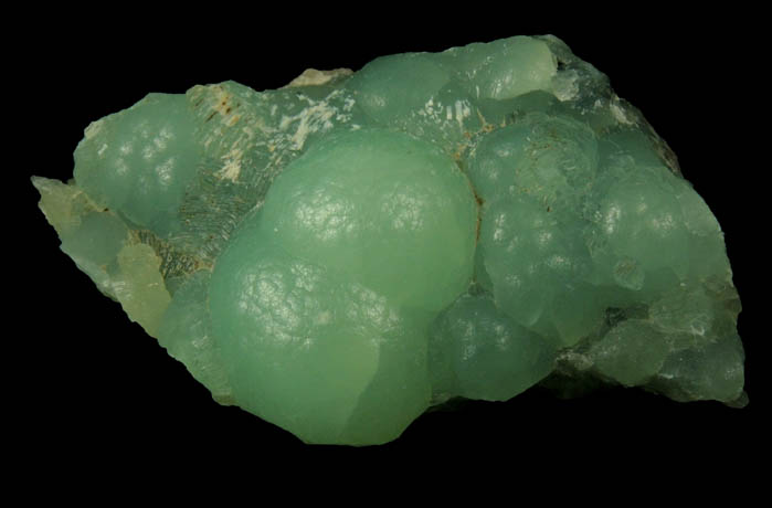 Prehnite from Upper New Street Quarry, Paterson, Passaic County, New Jersey