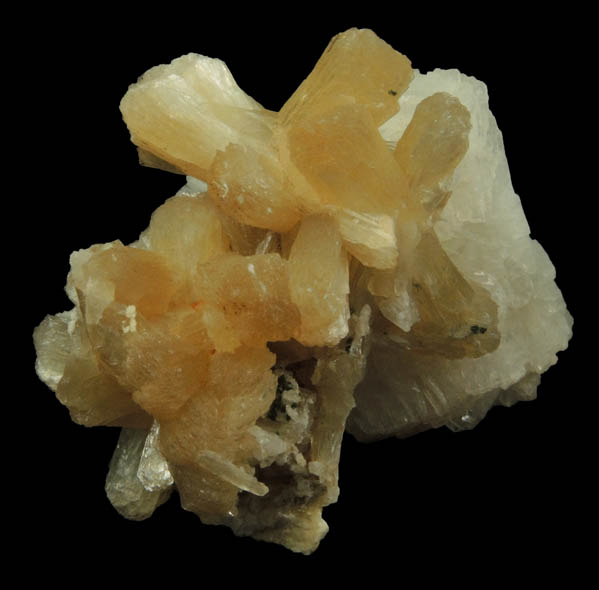 Heulandite and Stilbite from Upper New Street Quarry, Paterson, Passaic County, New Jersey