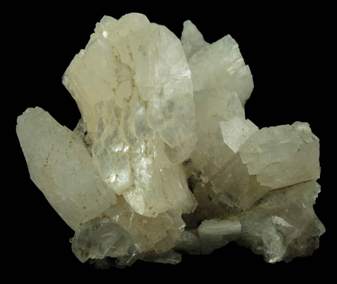 Heulandite with minor Babingtonite from Upper New Street Quarry, Paterson, Passaic County, New Jersey