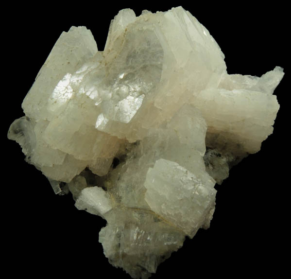 Heulandite with minor Babingtonite from Upper New Street Quarry, Paterson, Passaic County, New Jersey