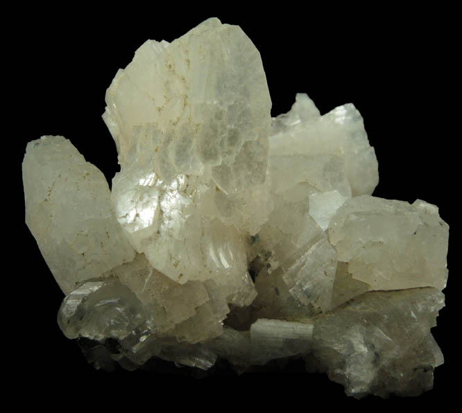 Heulandite with minor Babingtonite from Upper New Street Quarry, Paterson, Passaic County, New Jersey