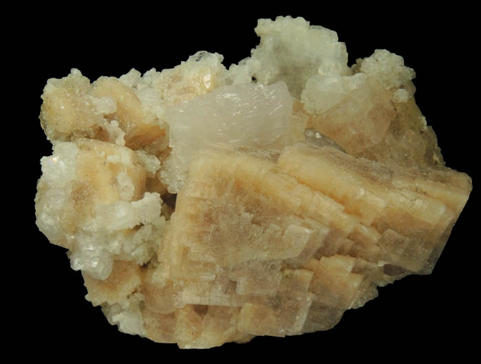 Chabazite and Heulandite from Upper New Street Quarry, Paterson, Passaic County, New Jersey