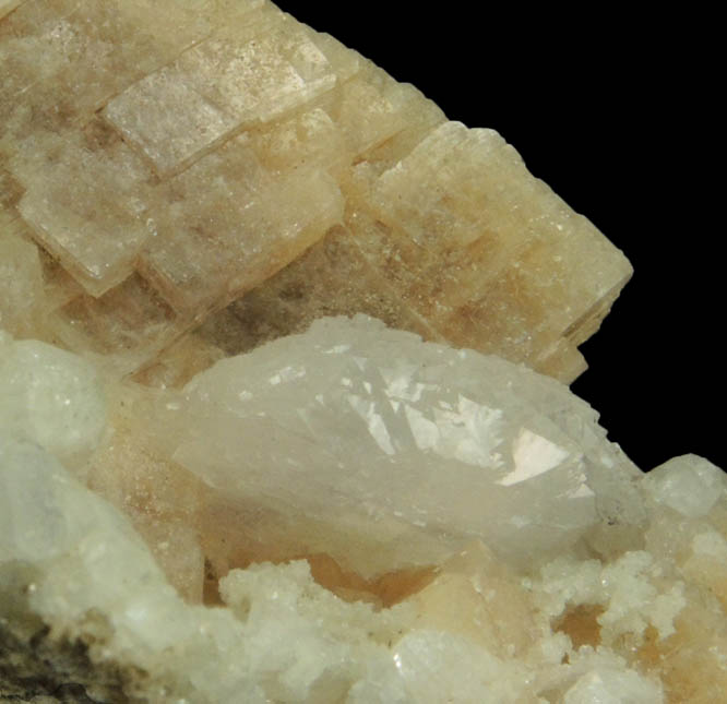 Chabazite and Heulandite from Upper New Street Quarry, Paterson, Passaic County, New Jersey