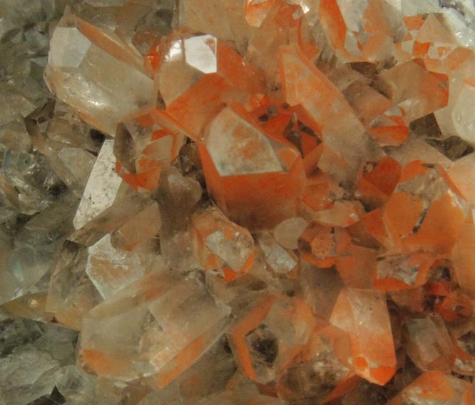 Quartz with Hematite from Upper New Street Quarry, Paterson, Passaic County, New Jersey